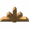 Ekena Millwork Redmond Rough Sawn Timber Gable Bracket, Western Red Cedar, 48"W x 28"H x 6"D x 6"F, 14/12 Pitch GBW048X28X0606RED00RWR - alternate 3